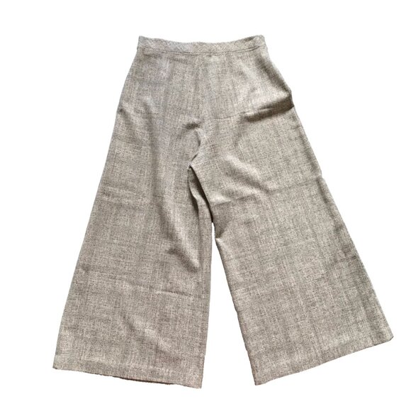 NWT Rosetta Getty Wide Leg Culotte Pants Womens XL Beige High Rise Pull On NEW - Picture 10 of 11